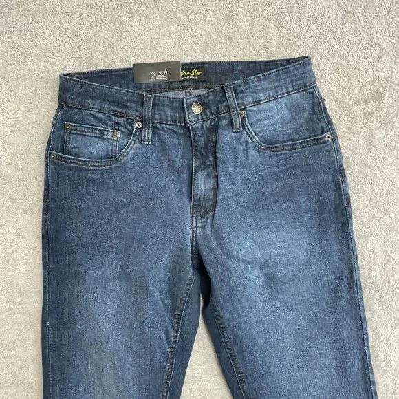 Urban Star Men's 30x30 Stretch Slim Fit Jeans Blue Denim  N0248 - Picture 11 of 12